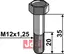 Bolt M12x1,25x35 - 12.9