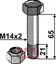 Bolt M14x2x65 - 10.9 m. L&#229;semutter Bruni/Assaloni/Cosma