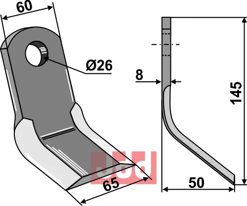 Y- kniv - ny modell - JDD Utstyr