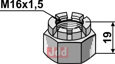 KronMutter M16x1,5 Humus