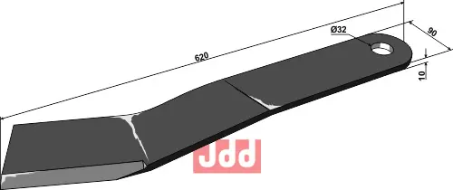 Kniv 620mm - JDD Utstyr