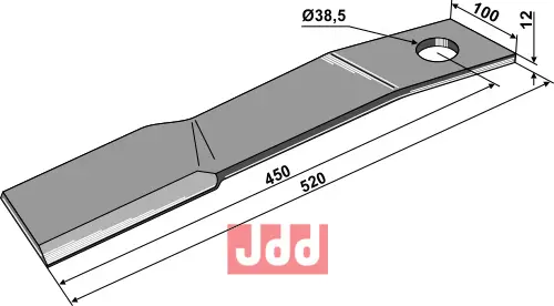 Kniv venstre - JDD Utstyr