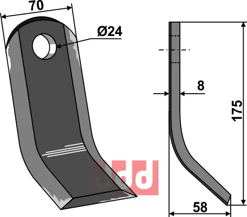 Y- kniv - JDD Utstyr