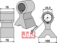 Hammerkniv 78mm Seppi