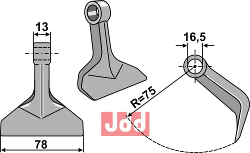 Hammerkniv 78mm - JDD Utstyr