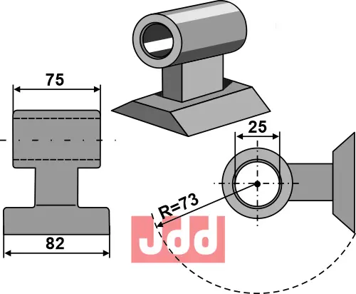 Hammerkniv 82mm - JDD Utstyr