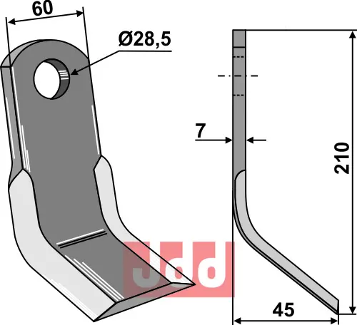 Y- kniv - JDD Utstyr