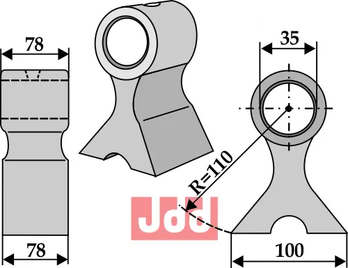 Hammerkniv 78mm - JDD Utstyr