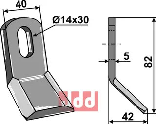 Y- kniv Passer til mange fabrikater