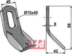 Y- kniv Quivogne/S.M.A./Twose