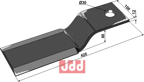 Ensilage Kniv - JDD Utstyr