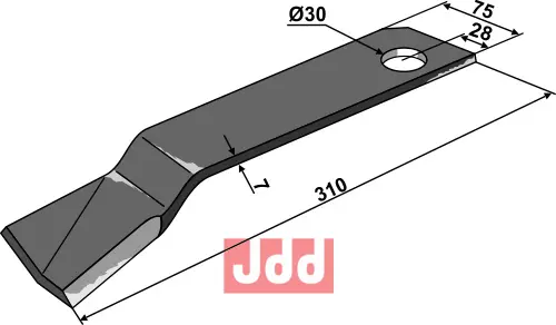 Slagjern - venstre - JDD Utstyr