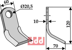 Y- kniv Maschio / Gaspardo/Zappator