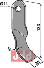 Slagjern kniv vridd Kverneland/Maletti