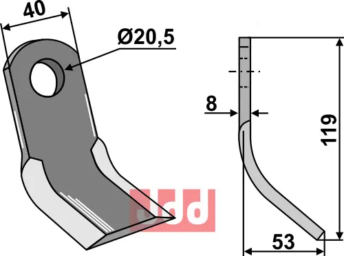 Y- kniv - JDD Utstyr