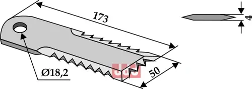 Halmsnitter kniv - JDD Utstyr