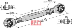 Toppstag M36x3 - &#216;30