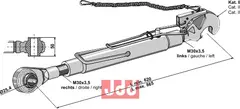 Toppstag med krog og kryssledd &#216;25,4 Deutz-Fahr