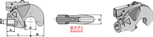 Toppstagende for påsveising - JDD Utstyr