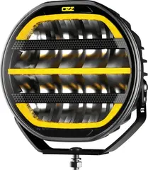 OZZ XR2 P7&quot; LED fjernlys med parklys 7500  lumen sort hus