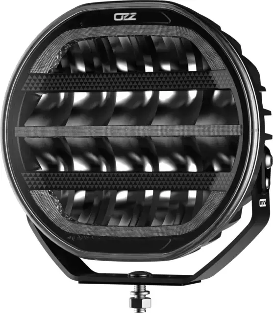 OZZ XR2 P7" LED fjernlys med parklys 7500  lumen sort hus 