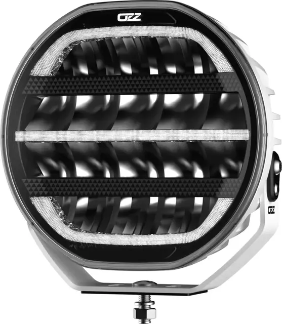 OZZ XR2 P7" LED fjernlys med parklys 7500  lumen hvitt hus 