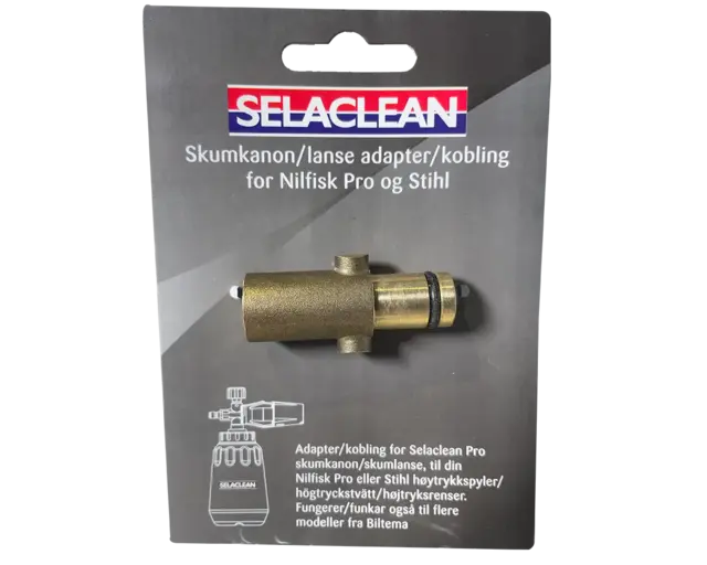 Adapter for Nilfisk Pro og Stihl For Selaclean skumkanon 