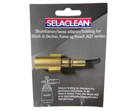 Selaclean Adapter for Black & Decker, Foma og Bosch AQT serien