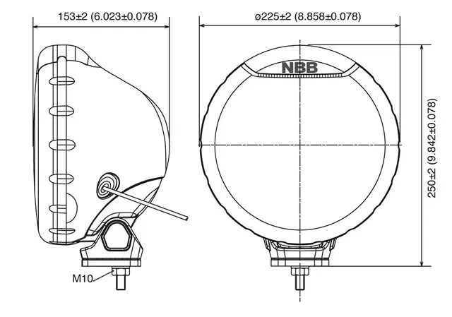 NBB Alpha 225 Xenon E20 Ekstralys med Xenon-teknologi 