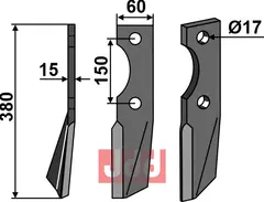 Fres kniv venstre Alpego