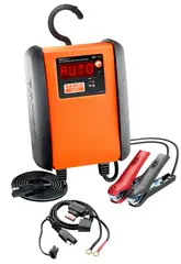 Bahco 10A Helautomatisk Lader/Strømkilde for 12 V Batterier