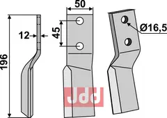 Fres kniv venstre Celli/Tortella