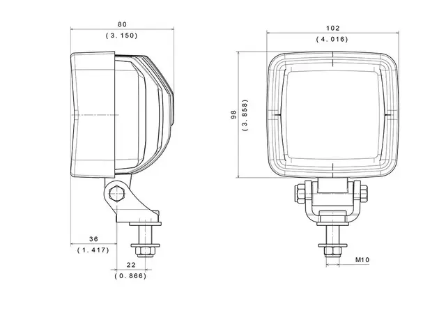 ABL LED Arbeidslys SHD 3000 3000 Lumen 