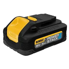 DeWalt 18V XR POWERSTACK 5,0 Ah-batteri G-Class, for 18V XR batteri verktly