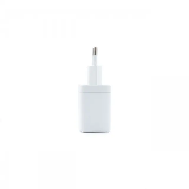 Hurtiglader med USB-C ladeporter - HVIT 1stk Type-C, AC 100~240 volt 