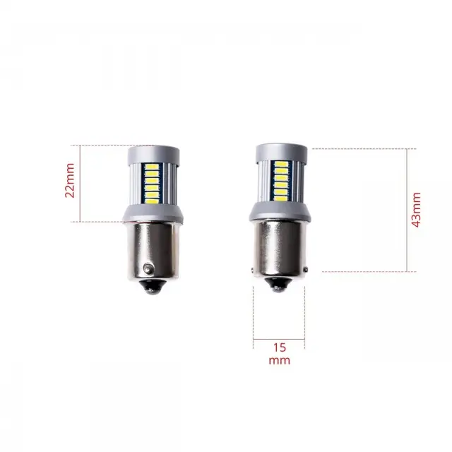 Einparts EPL144 P21W 1156 30SMD 4 - 2stk P21W LED-pære med CANBUS-kompatibilitet 