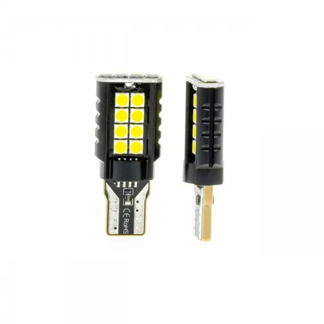 EINPARTS LED-pærer W16W 20 SMD 3030 6000K CANBUS - 2 STK 