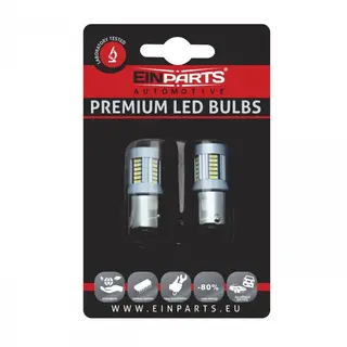 Einparts EPL46 P21/5W 1157 30 SMD- 2 stk P21/5W LED-pære,  CANBUS-kompatibel