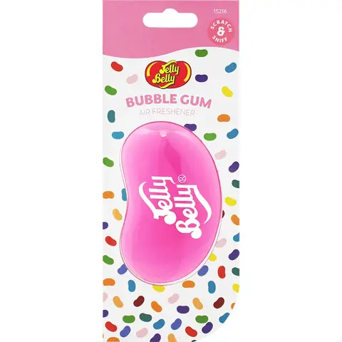 Jelly Belly 3D Luftfrisker - Bubble Gum Duftkort