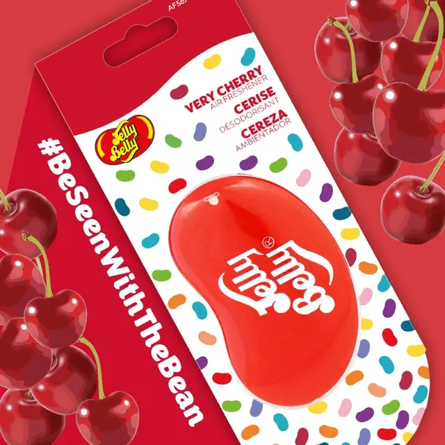 Jelly Belly 3D Luftfrisker - Very Cherry Duftkort 