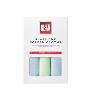 Autoglym Glass & Screen Cloths 3 pk. Rengjør Skjermer og Glass Lofritt