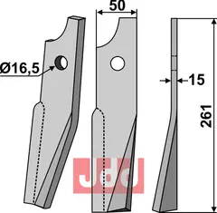 Fres kniv h&#248;yre Kuhn