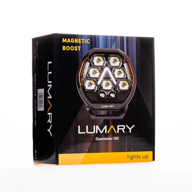 Lumary Illuminator150 7" ekstralys 150 watt, 10600 lm, parklys og sidelys. 