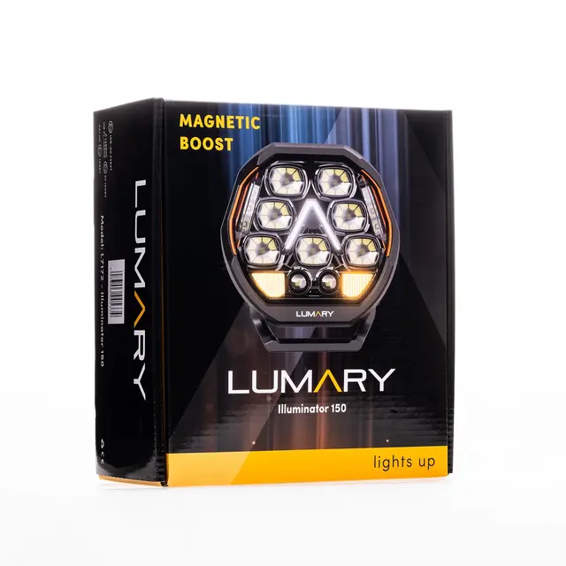 Lumary Illuminator 150 7" ekstralys 150 watt 10600 lm 523m @1lx varselslys 