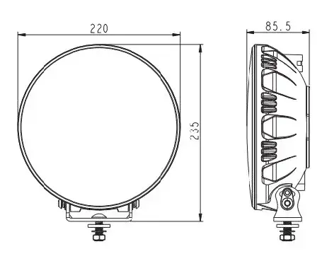 Lumary Spider ekstralyssett 43 500 Lumen Komplett sett med dynamisk posisjonslys 