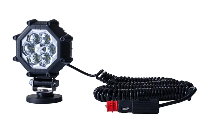 Universalt arbeidslys, oktogon formet 12/24V, 1800lm, 23W, LED 