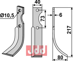 Fres kniv h&#248;yre Eurosystem/Ferrari/Pasbo