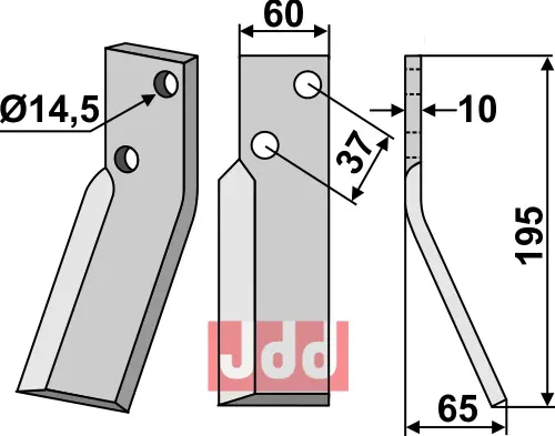 Fres kniv høyre - JDD Utstyr