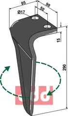 Rotorharvetand h&#248;yre Celli