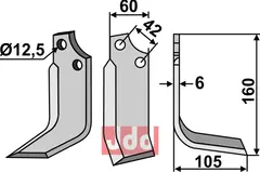 Fres kniv h&#248;yre Sicma (Miglianico)